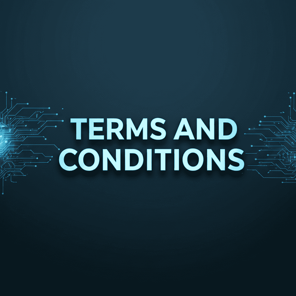 Close-up of a legal document titled 'Terms and Conditions' with a pen, signifying agreement and official guidelines for website usage.