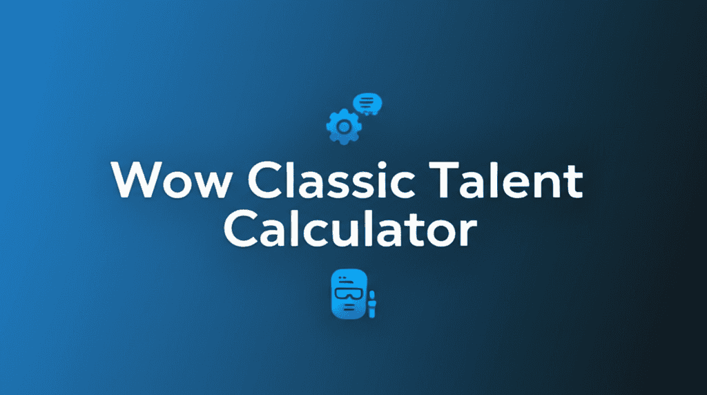 An open interface of a Wow Classic Talent Calculator showing various talent trees and points allocation